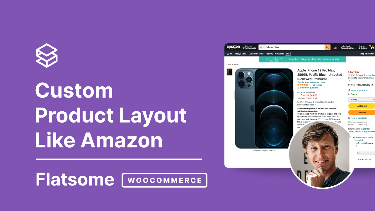 Custom Product Layout like Amazon in Flatsome Theme