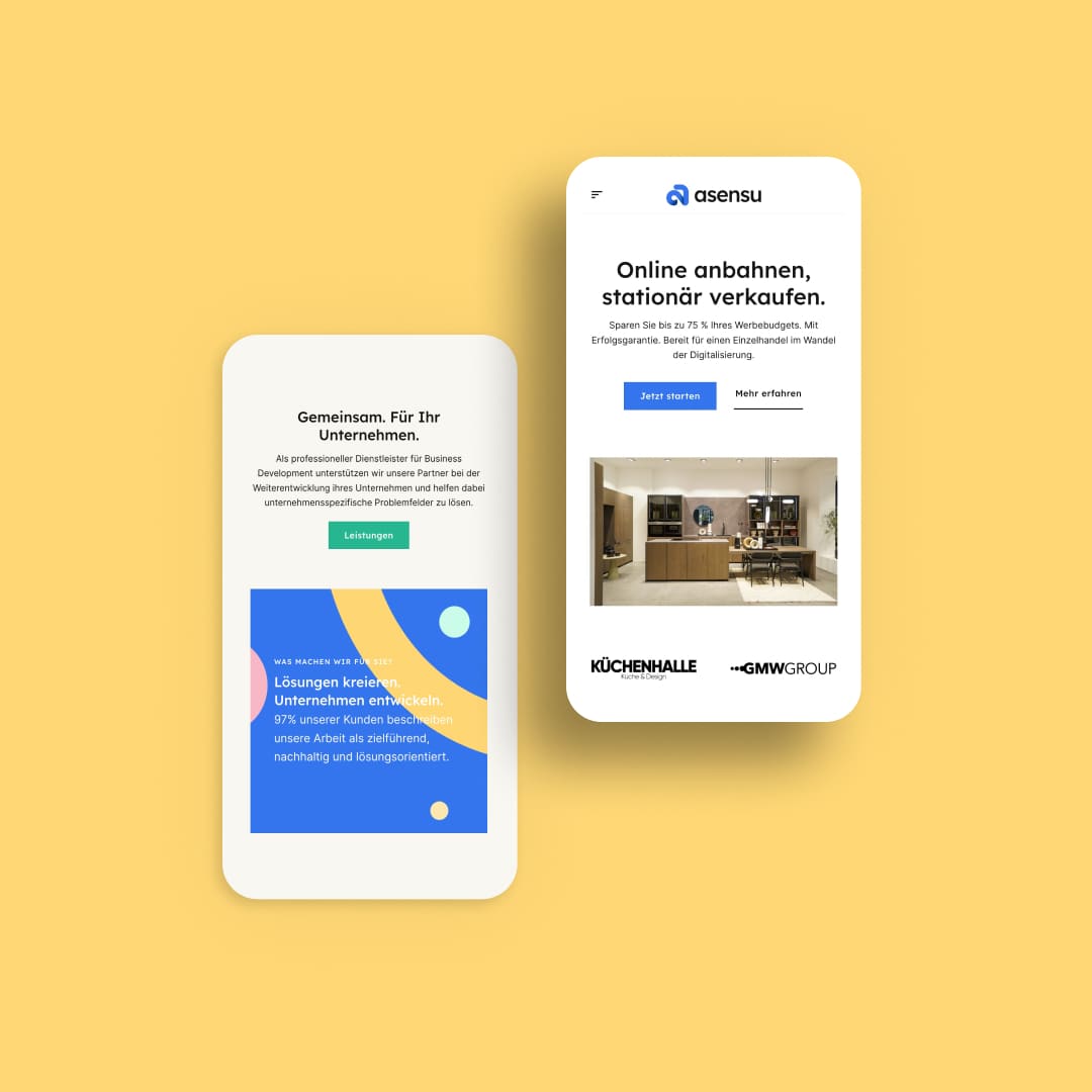 Mobile Asensu - Kitchen website example - Flatsome Theme