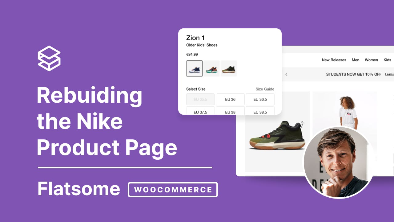 Rebuilding Nike Product Page in Flatsome & WooCommerce